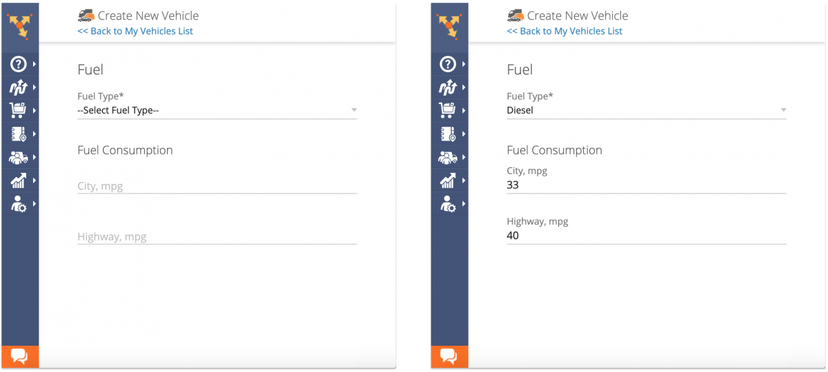 Creating New Fleet Vehicles on the Route4Me Web Platform