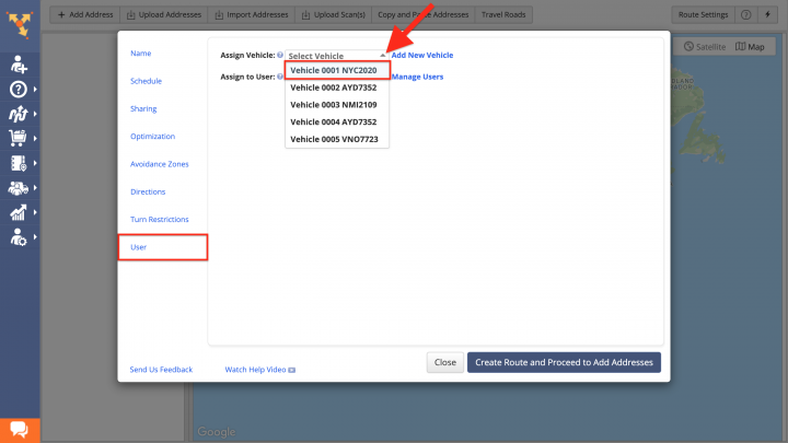 Route4Me Commercial Routing - Creating Fleet Vehicles with Commercial Parameters Using the Route4Me Web Platform