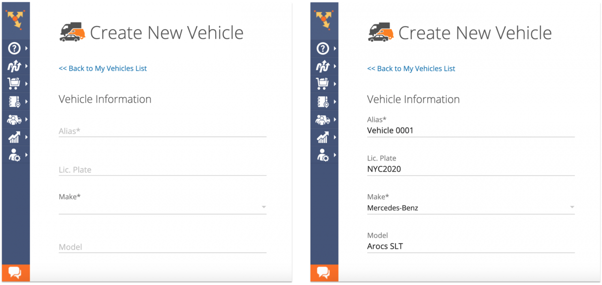 Route4Me Commercial Routing - Creating Fleet Vehicles with Commercial Parameters Using the Route4Me Web Platform