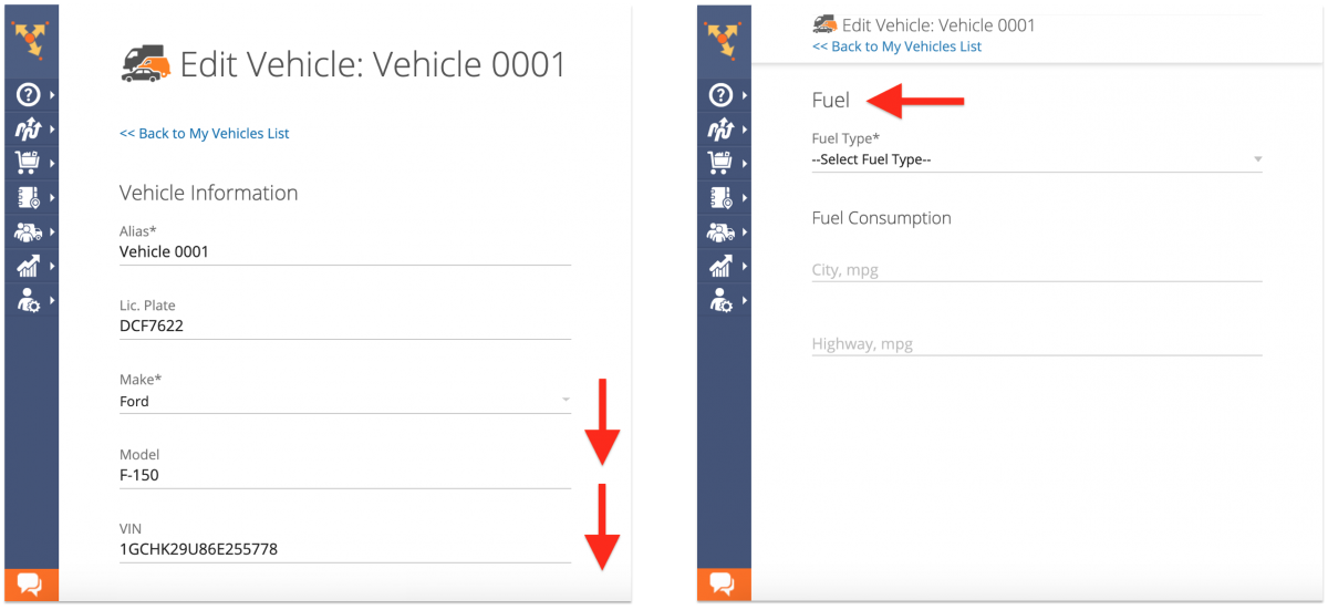 Adjusting the Fuel Consumption Settings of Your Vehicles Fleet on the Route4Me Web Platform