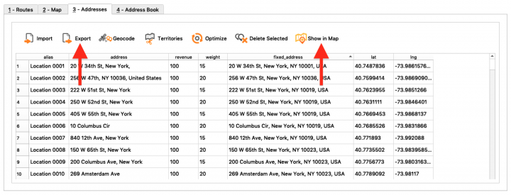 Geocoding Addresses Using the Route4Me Enterprise Architect (File Import)