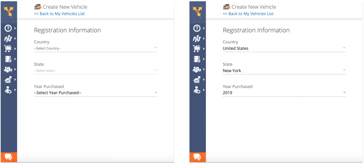 Creating New Fleet Vehicles on the Route4Me Web Platform