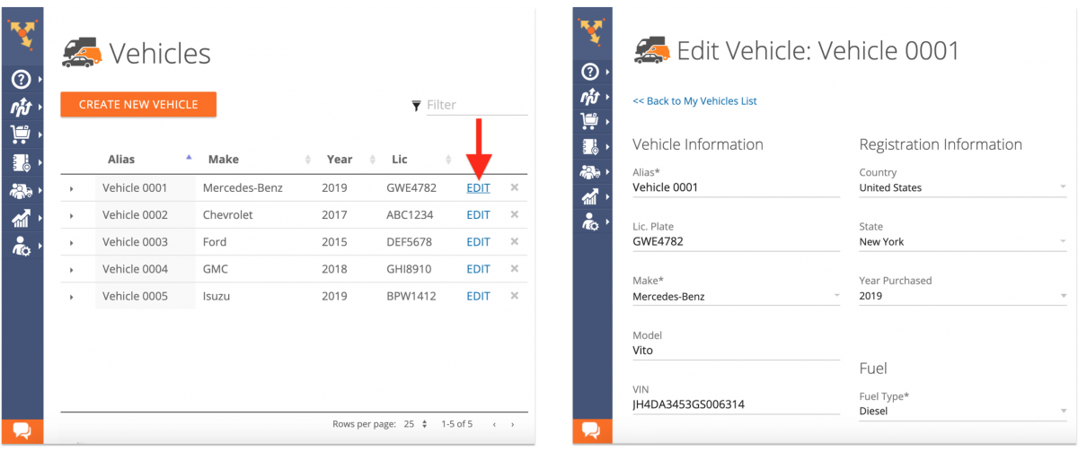 Viewing and Managing Your Fleet of Vehicles on the Route4Me Web Platform