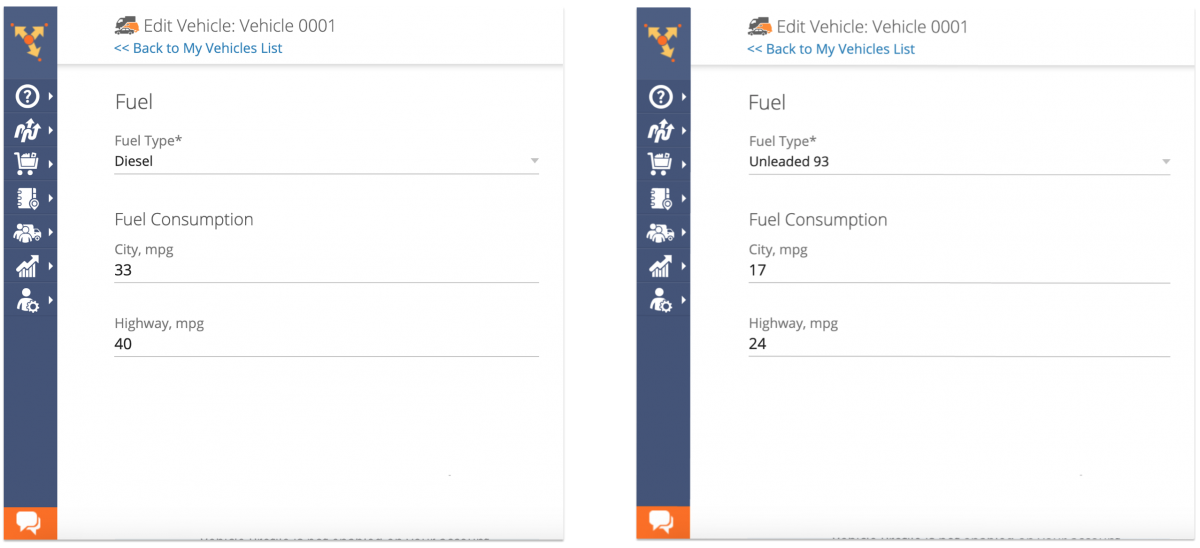 Editing Your Fleet Vehicles on the Route4Me Web Platform