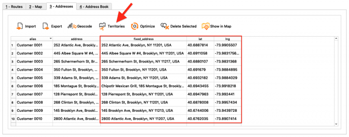 Auto Sized Territories - Creating Automatically Sized Address Territories Using the Route4Me Enterprise Architect