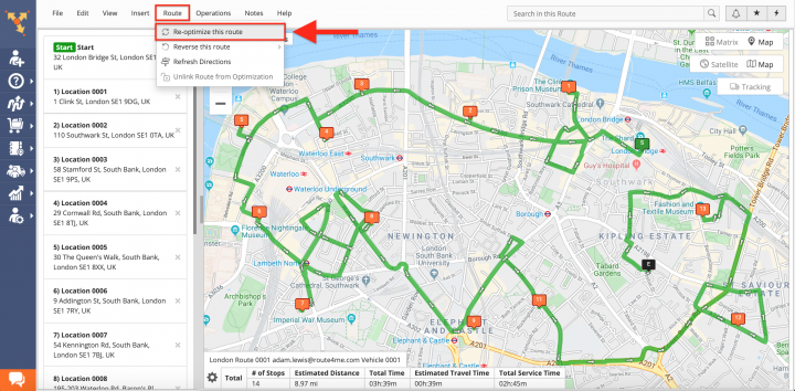 Route4Me Right Turn Avoidance Routing - Planning Optimized Routes That Avoid Right Turns Using the Route4Me Web Platform