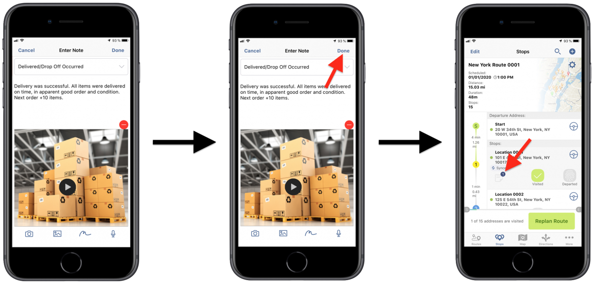 Video Attachments - Attaching Videos to Your Route Destinations Using Route4Me's iPhone Route Planner