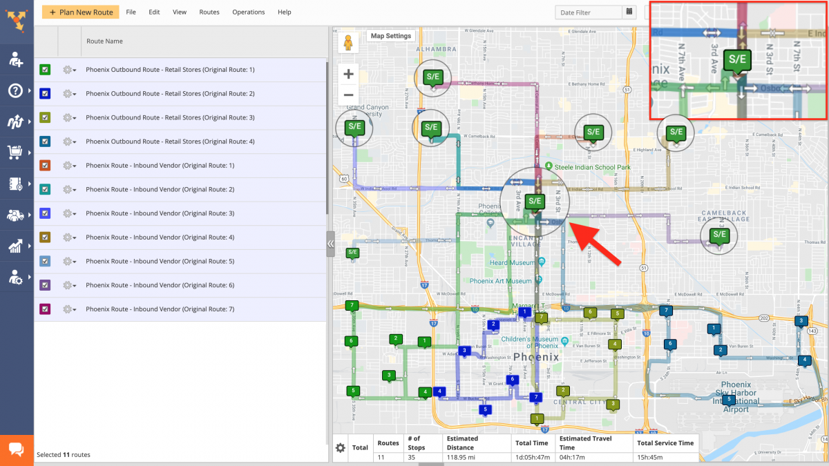 Retail Cross-Docking Route4Me Route Planning and Optimization