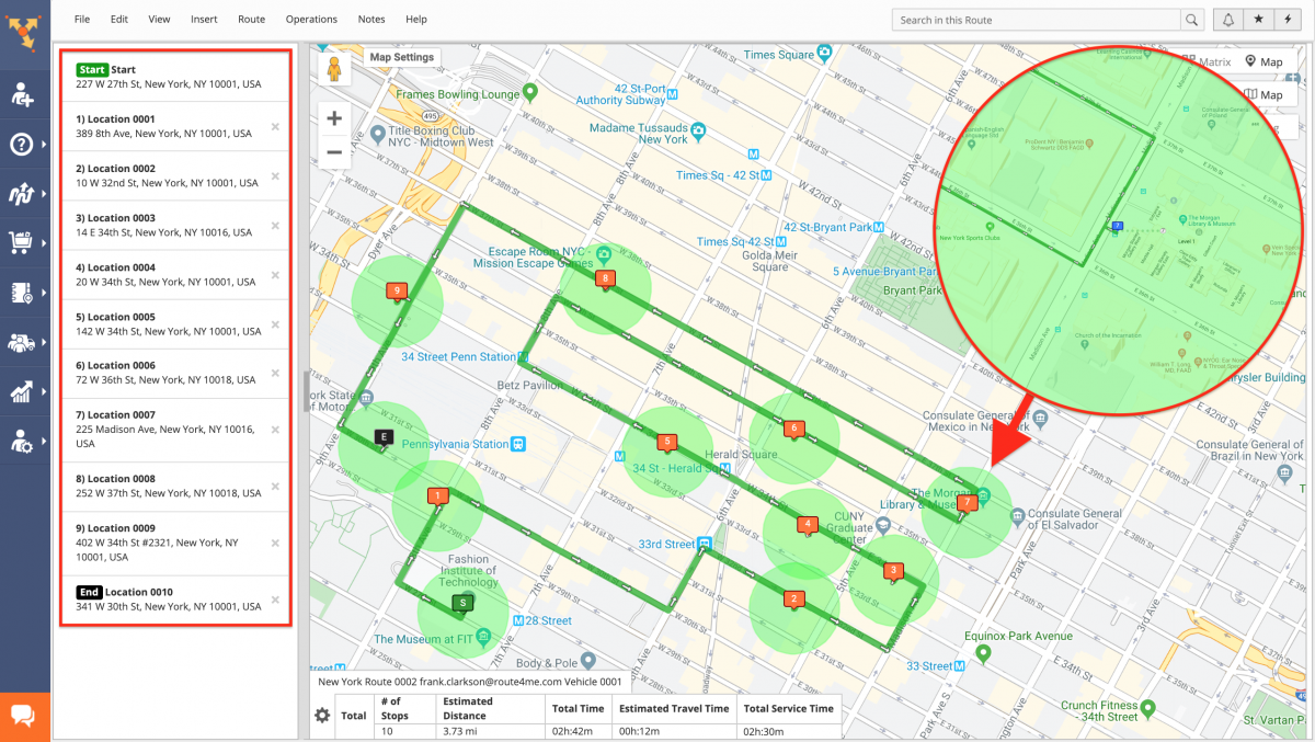 Enabling Geofences and Viewing Geofence Activities on the Interactive Map