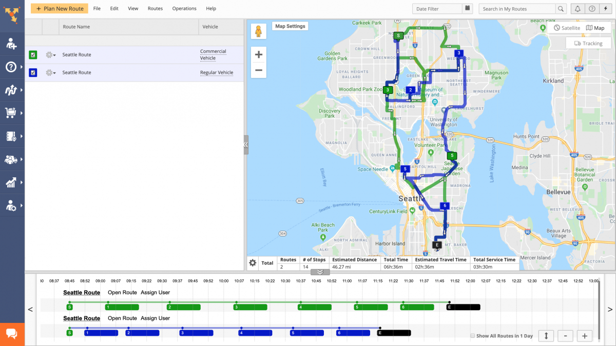 Commercial Vehicle Routing vs Regular Vehicle Routing (Examples) - Route4Me Web Platform