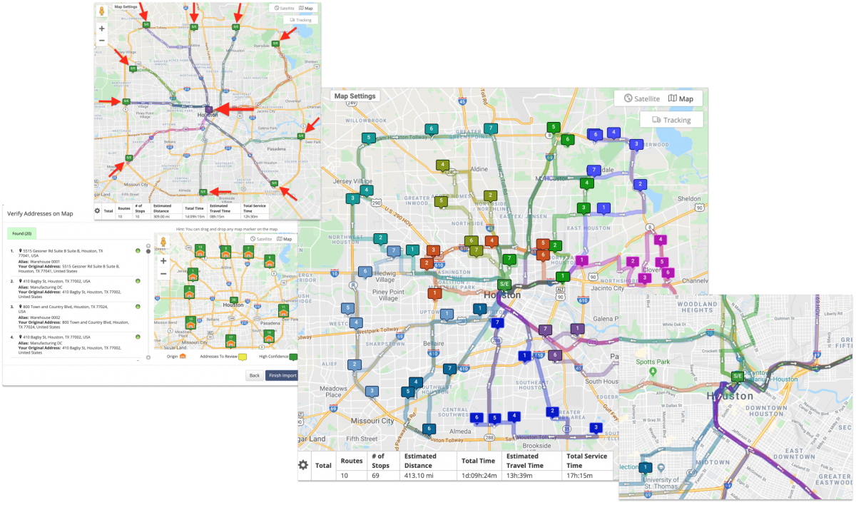 Cross-Docking Route4Me Route Planning and Optimization