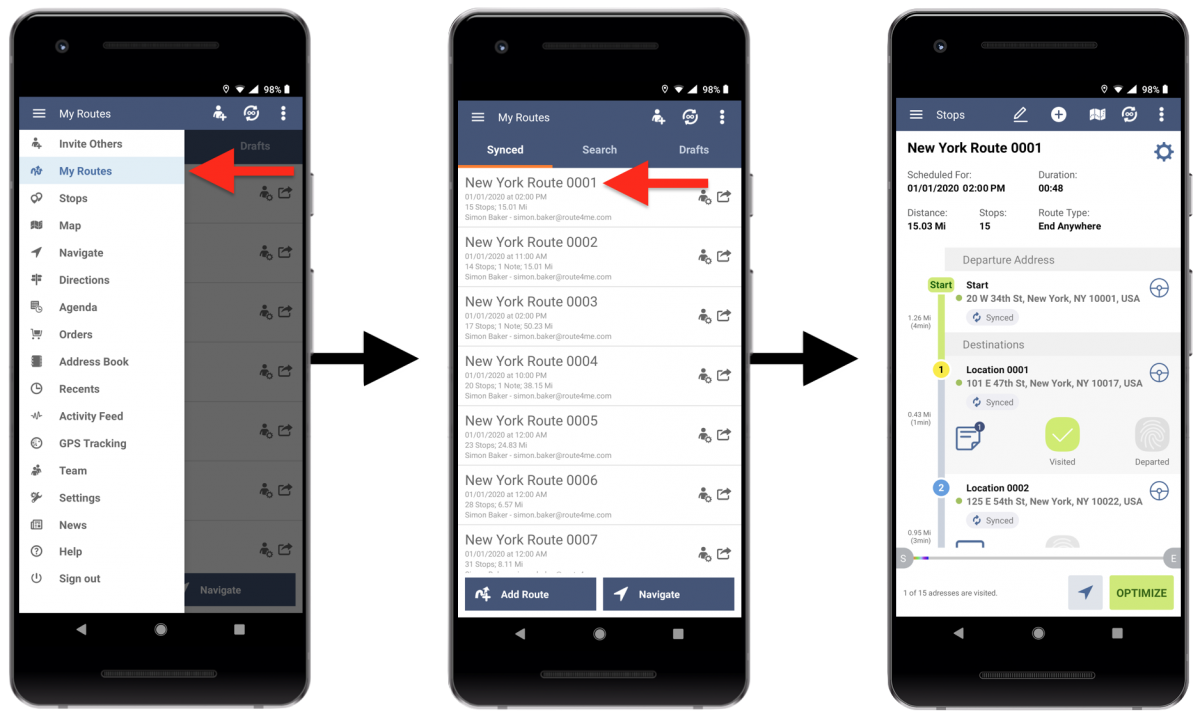 Route4Me Android Live Chat - Using the Live Chat in the Activity Stream on Your Route4Me Android Route Planner