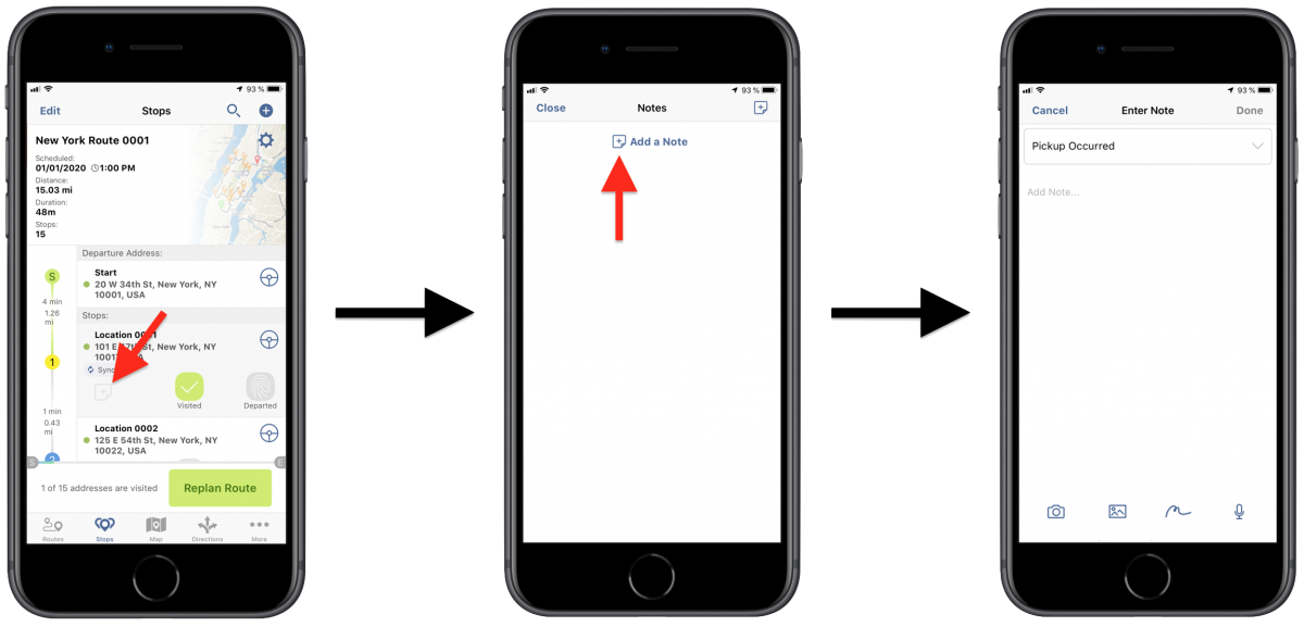 Signature Capture - Collecting Customer Signatures Using Route4Me's iPhone Route Planner