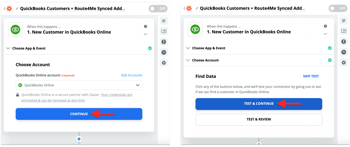 QuickBooks Integration With Route4Me via Zapier - Synchronizing QuickBooks Customers With the Route4Me Synced Address Book
