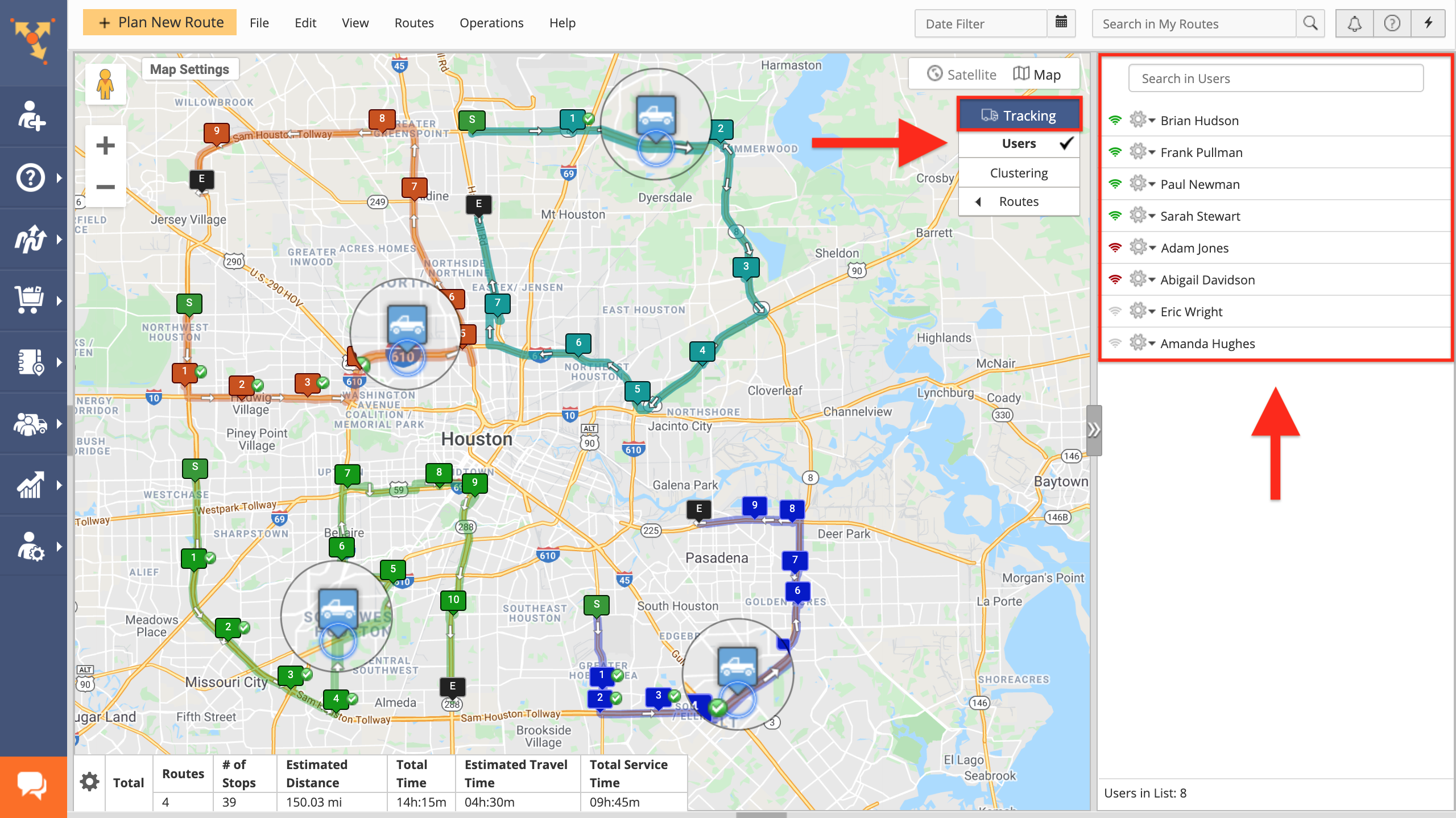 user-locations-on-the-map-clustering