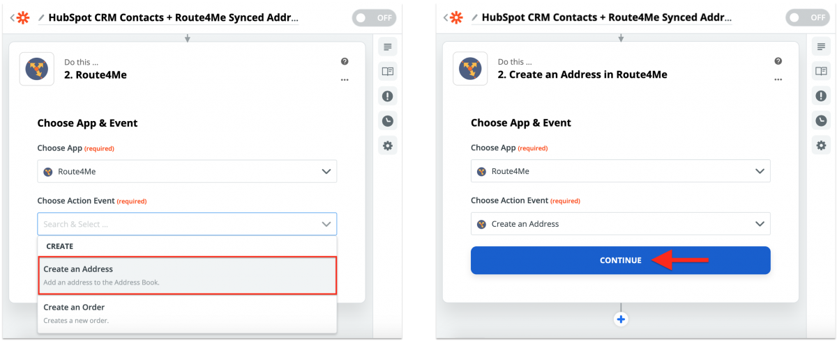 HubSpot CRM Integration With Route4Me via Zapier – Synchronizing HubSpot CRM Contacts With the Route4Me Synced Address Book