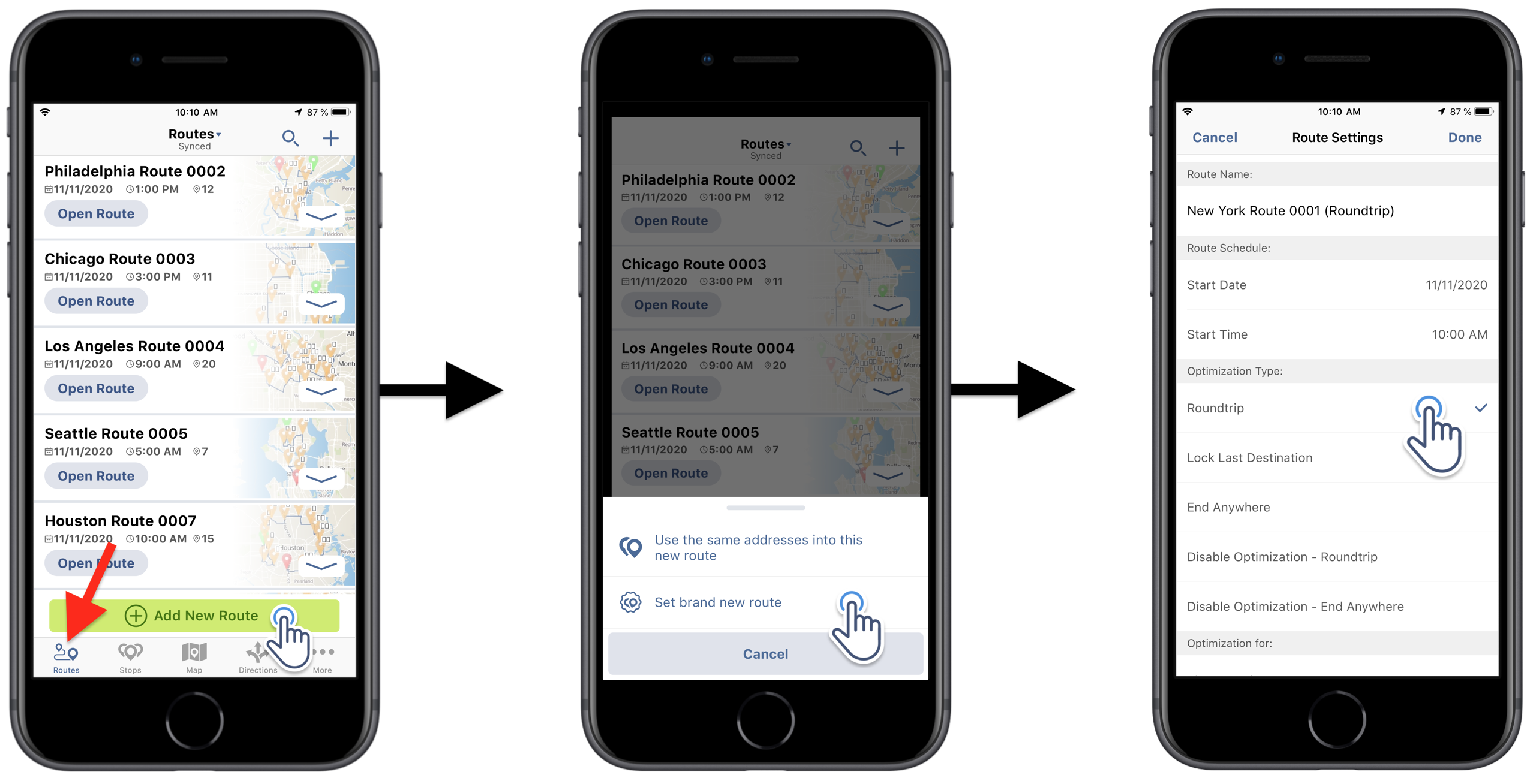 Round Trip Route Planner Round Trip Optimization On Iphone Route Planner App