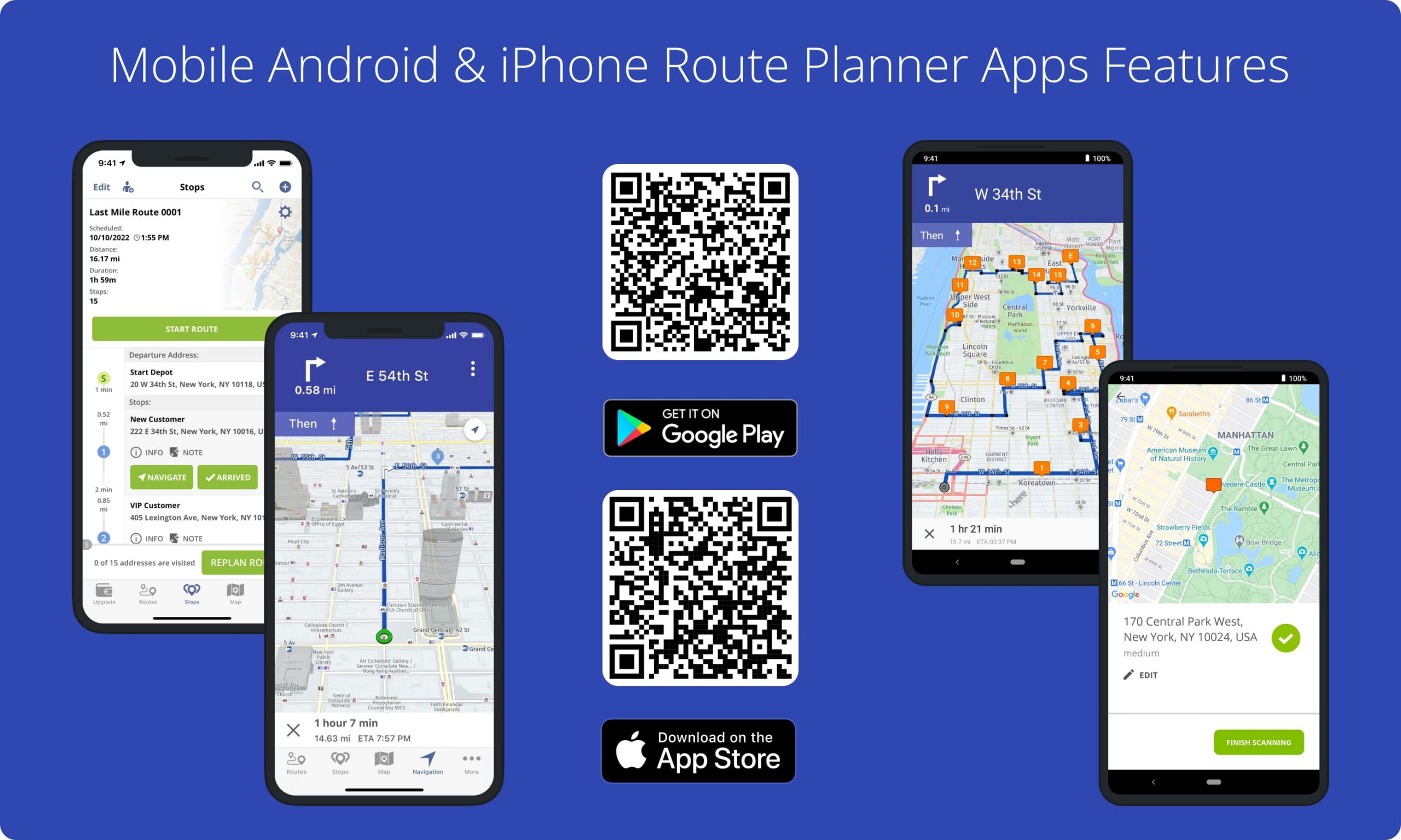 Mobile Route Planner Features Route4Me Mobile Subscriptions