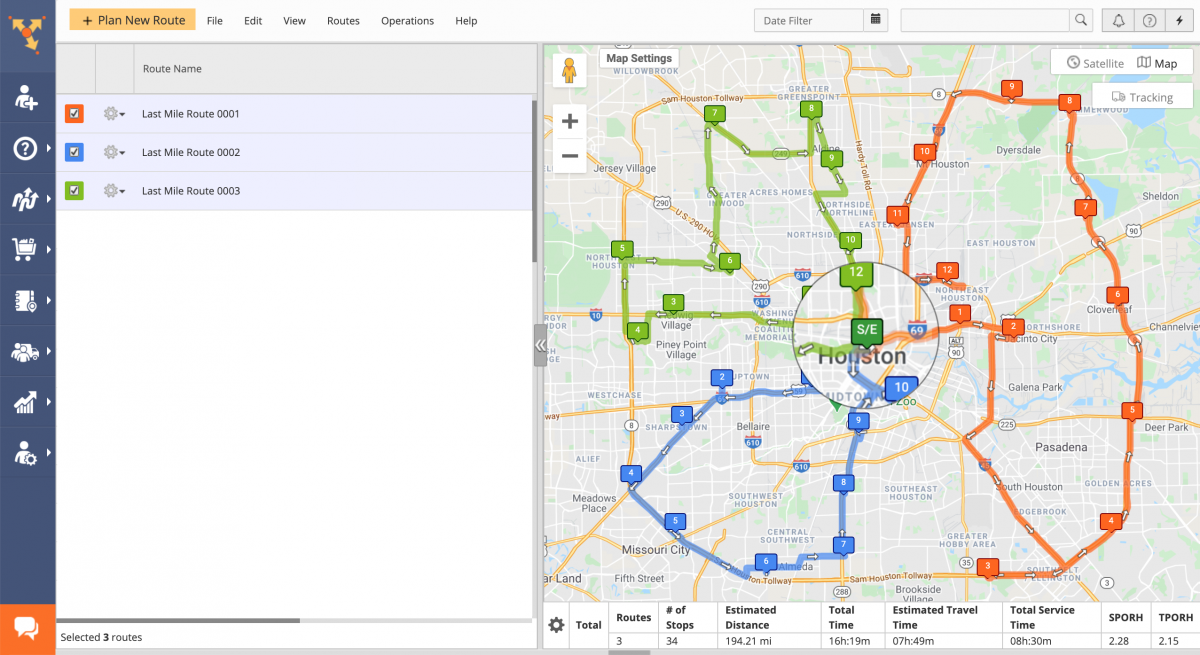 DSD route planning - optimize best sequenced Direct Store Delivery routes for multiple drivers.