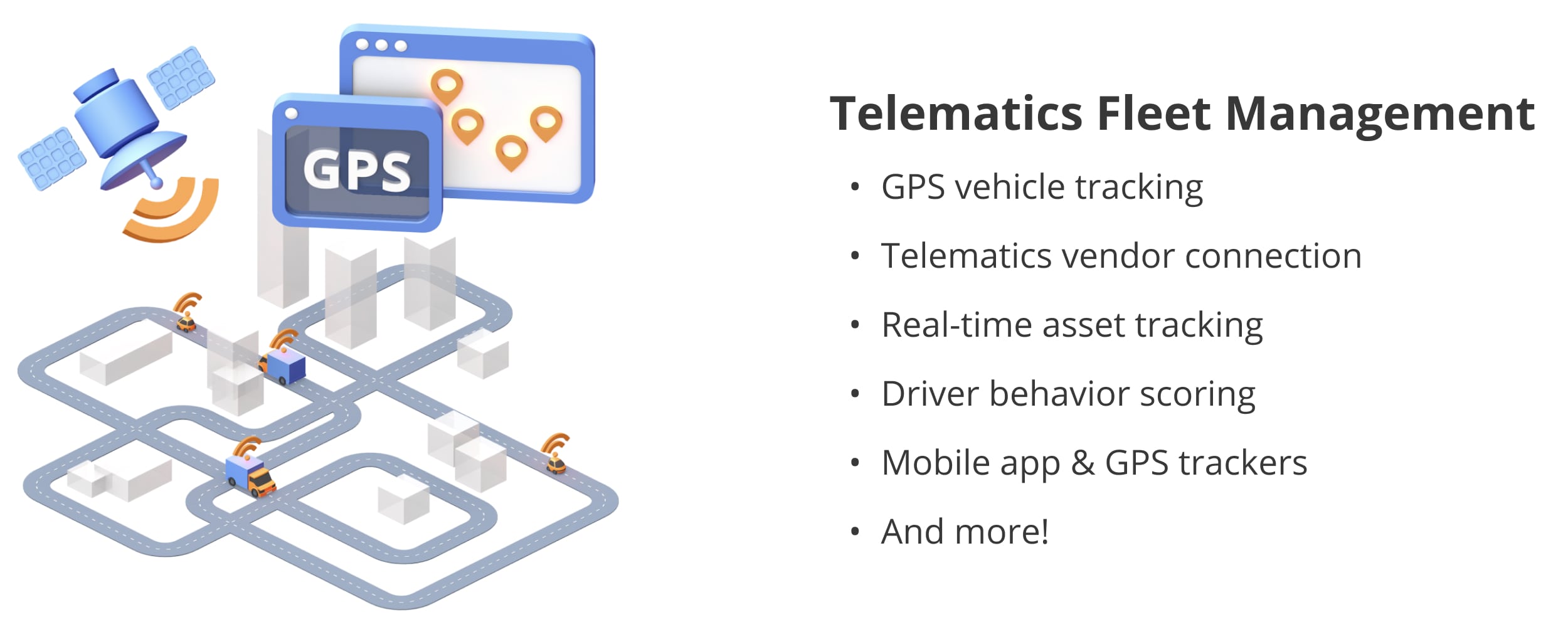 The connection between telematics and vehicle management solutions.