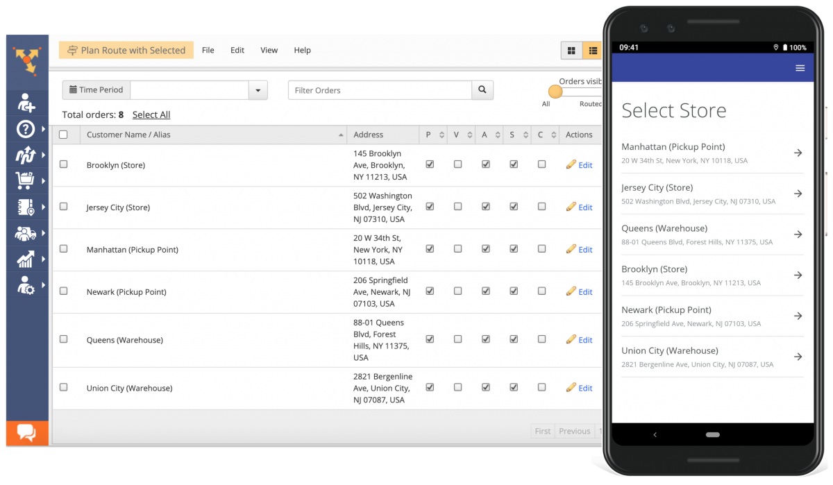 Near real-time order pickup synchronization between Web Platform and Curbside Pickup Manager App.