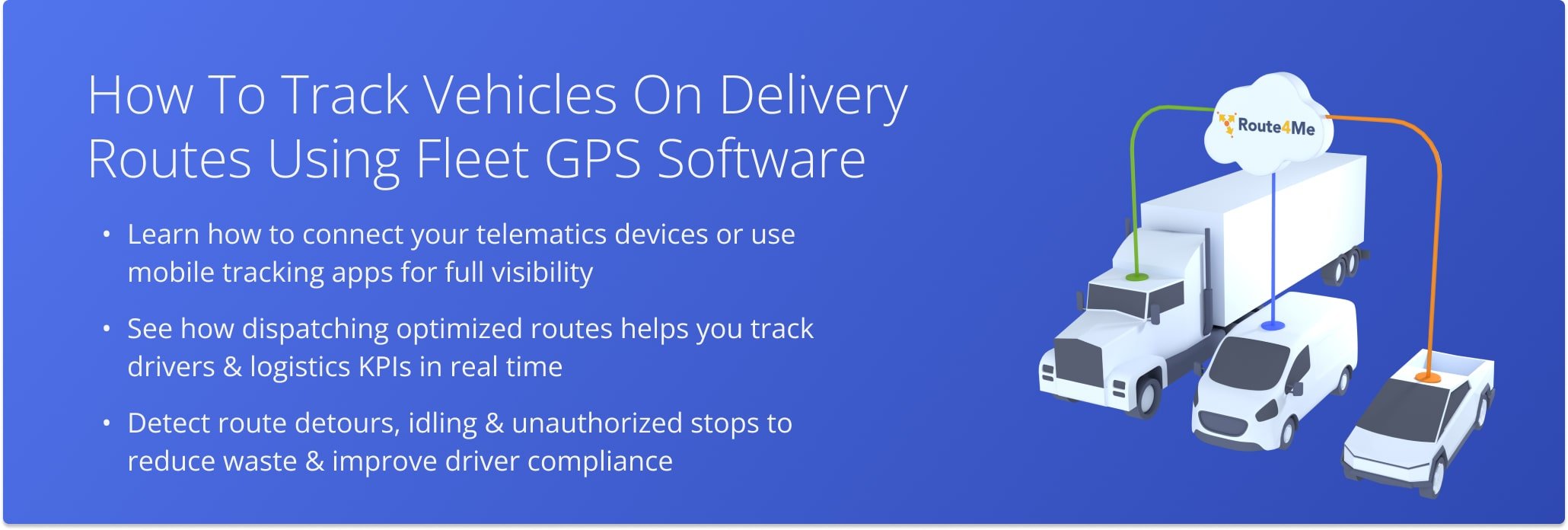 Track delivery vehicles in real time, detect deviations, and analyze routing performance using telematics integrations and Route4Me’s vehicle tracking tools.