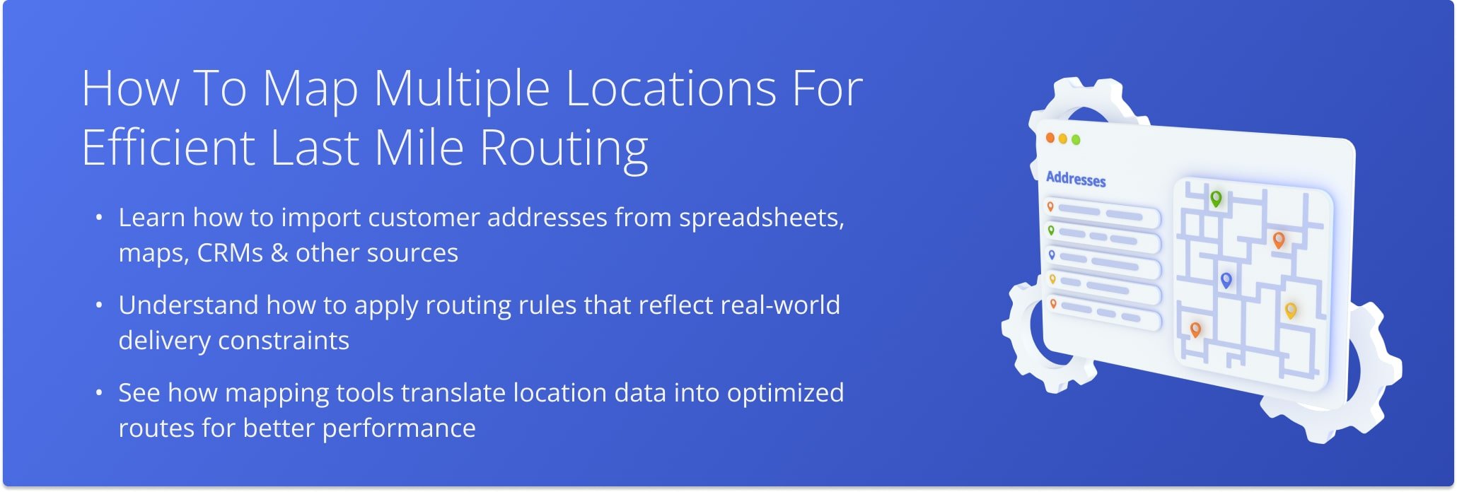 Master the process of turning raw address data into optimized delivery routes through structured planning and smart routing tools.