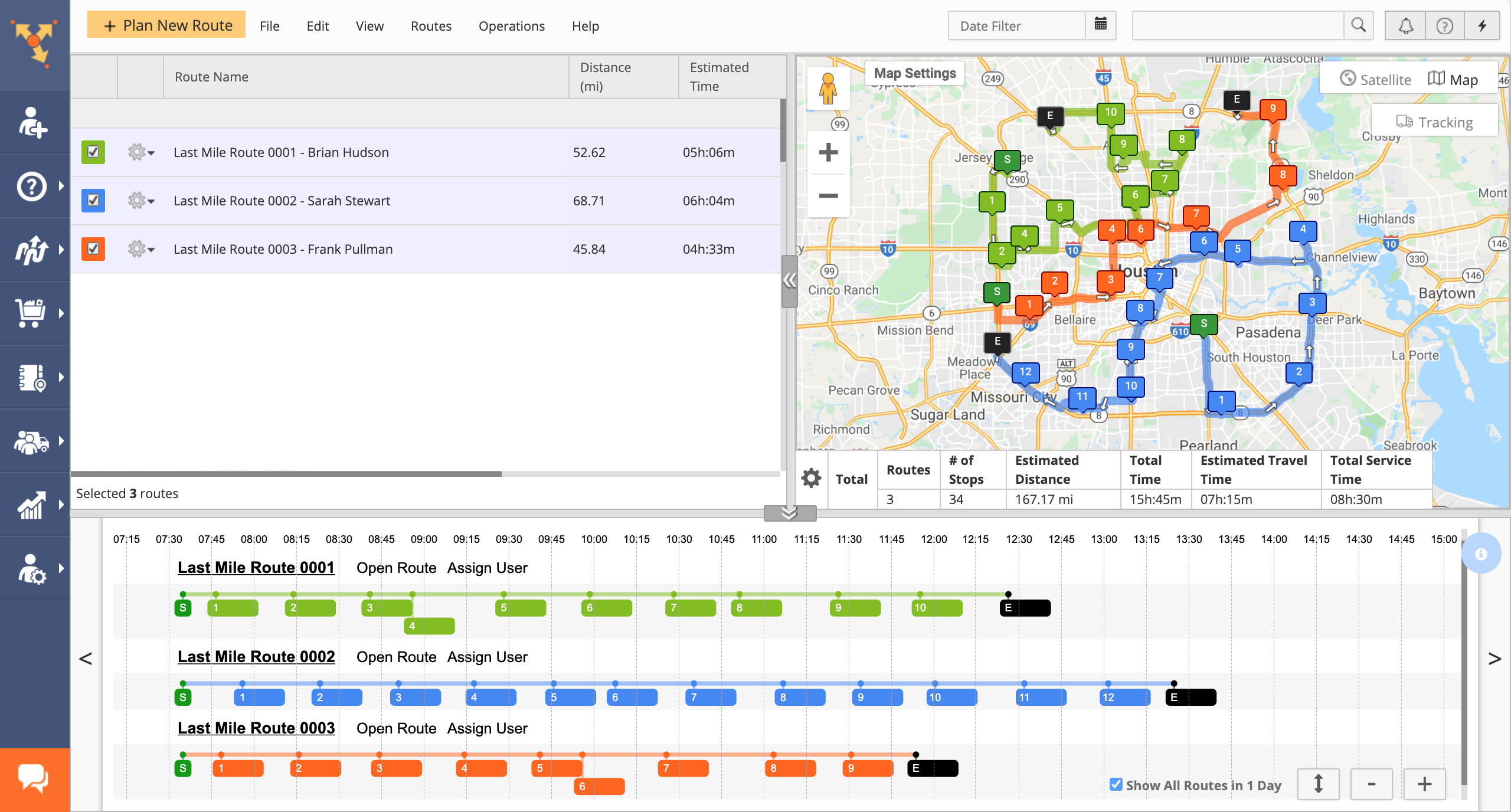 journey planner multiple postcodes