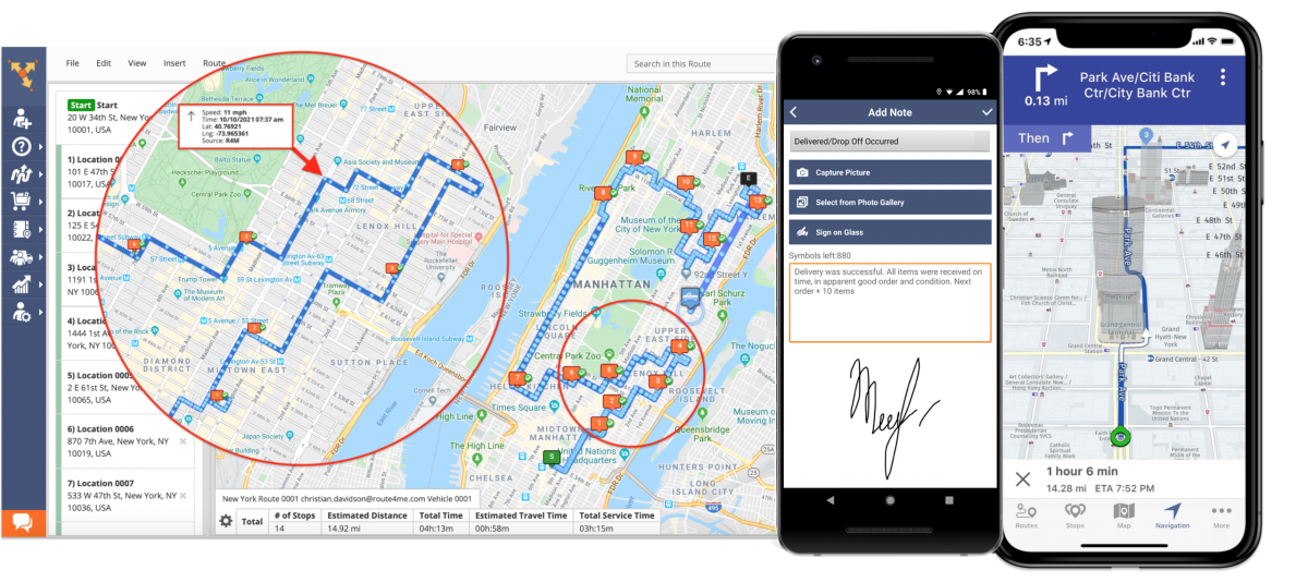 Track online shipments delivery progress in near real time and collect digital proof of delivery.