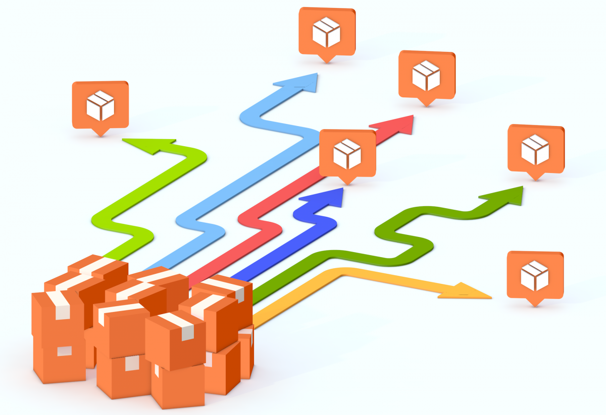 Make customer deliveries on time accounting for delivery type, parcel type, cargo type, order type.