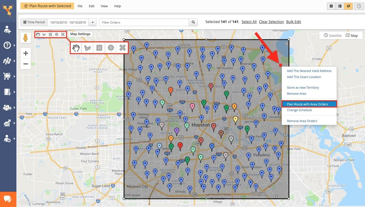 Route planning with online orders imported from eCommerce platforms such as Shopify, Magento, WooCommerce or BigCommerce