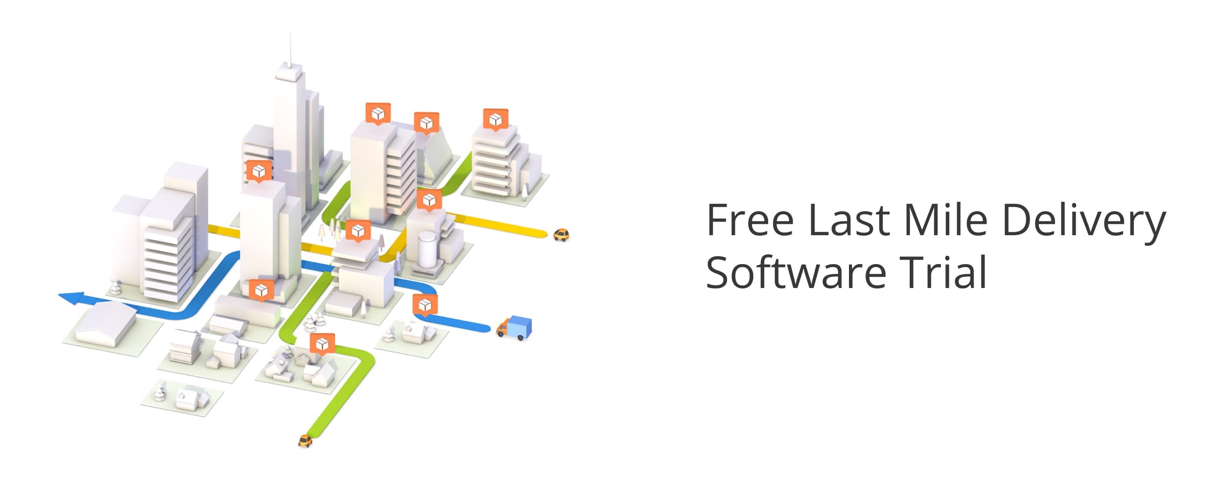 Free last mile delivery software trial for route planning and route optimization.