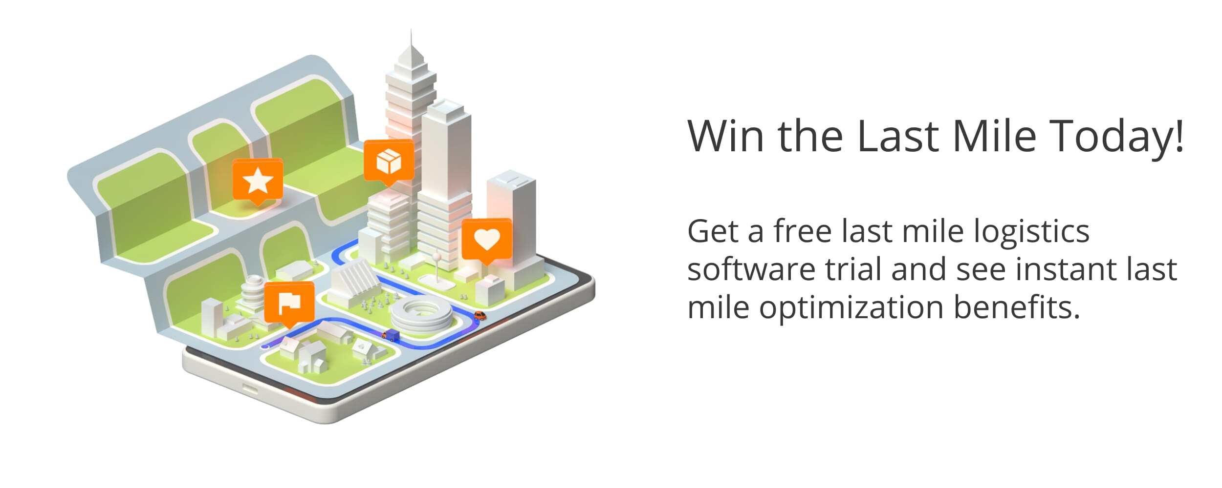 Free last mile delivery software for route optimization, fleet management, route dispatch, delivery scheduling, and more.