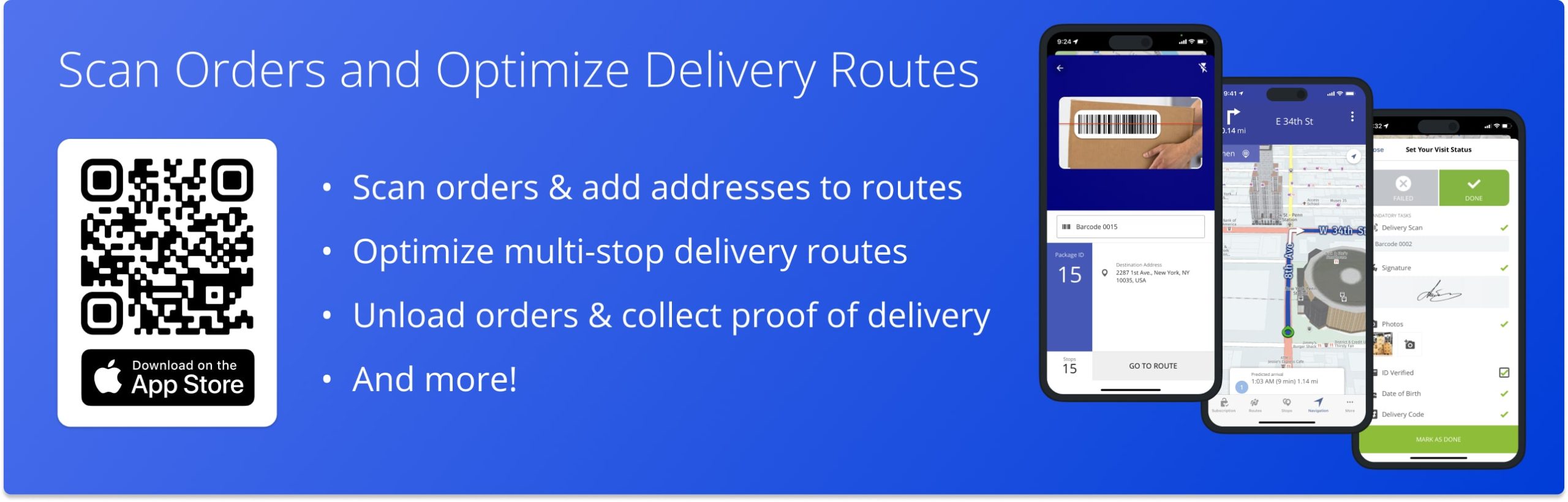 Grab And Go Scan Order Barcodes And Plan Driver Routes