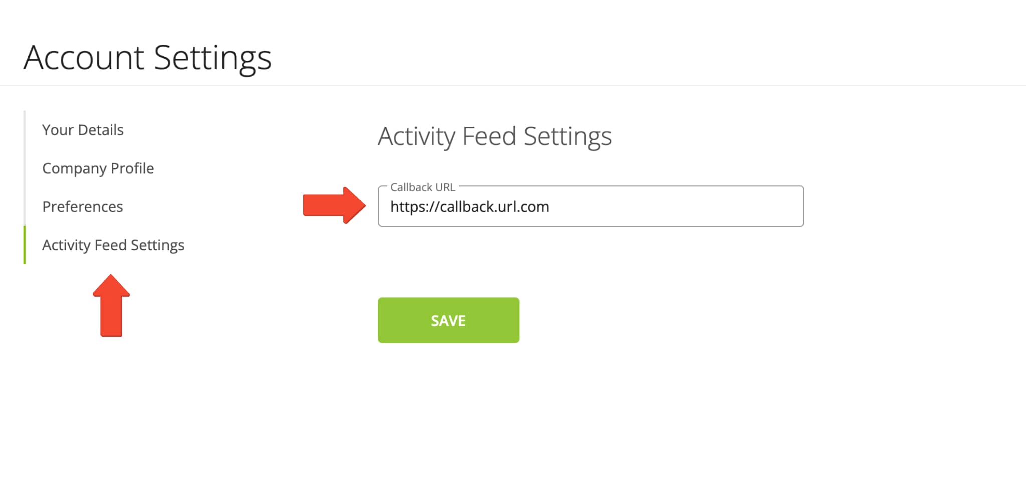 Route4Me Route Planner Webhooks and Callbacks Settings.