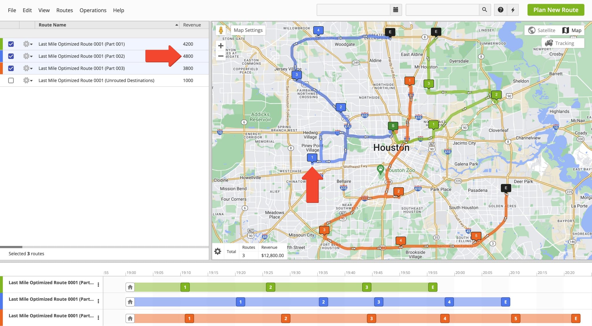 Adding unrouted destinations to routes may lead to those routes exceeding your constraint settings.