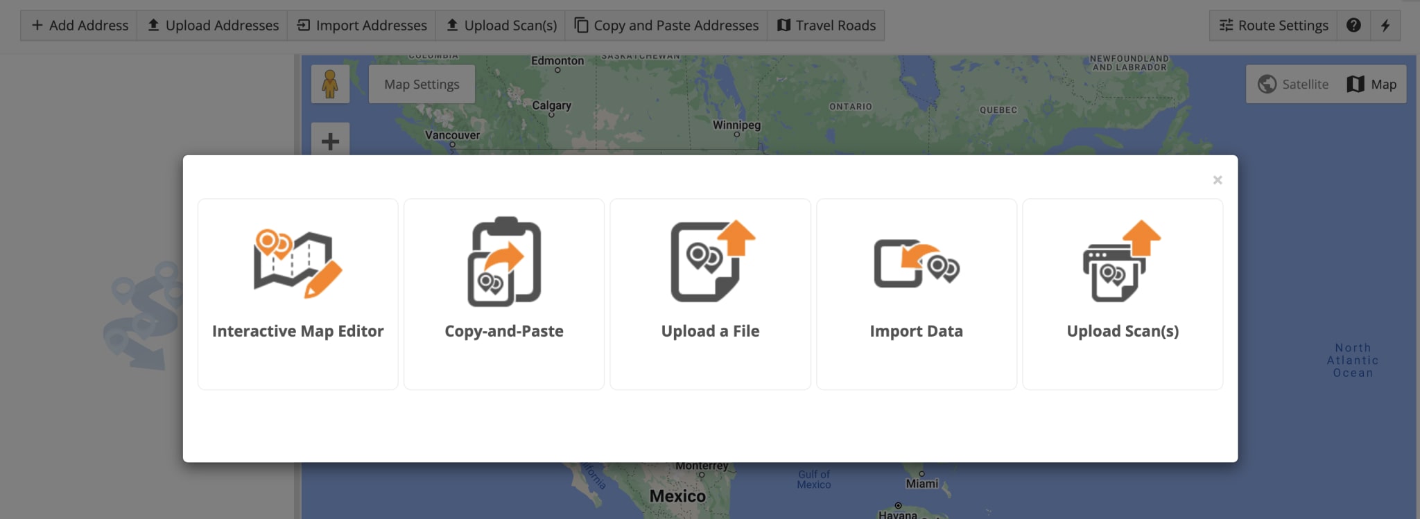 Planning and scheduling a new route with Flexible Start Time.