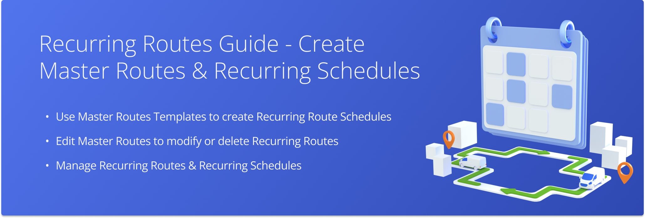 Route4Me’s Recurring Routing automates scheduling for businesses managing recurring deliveries, pickups, and service visits, ensuring efficiency and reliability.