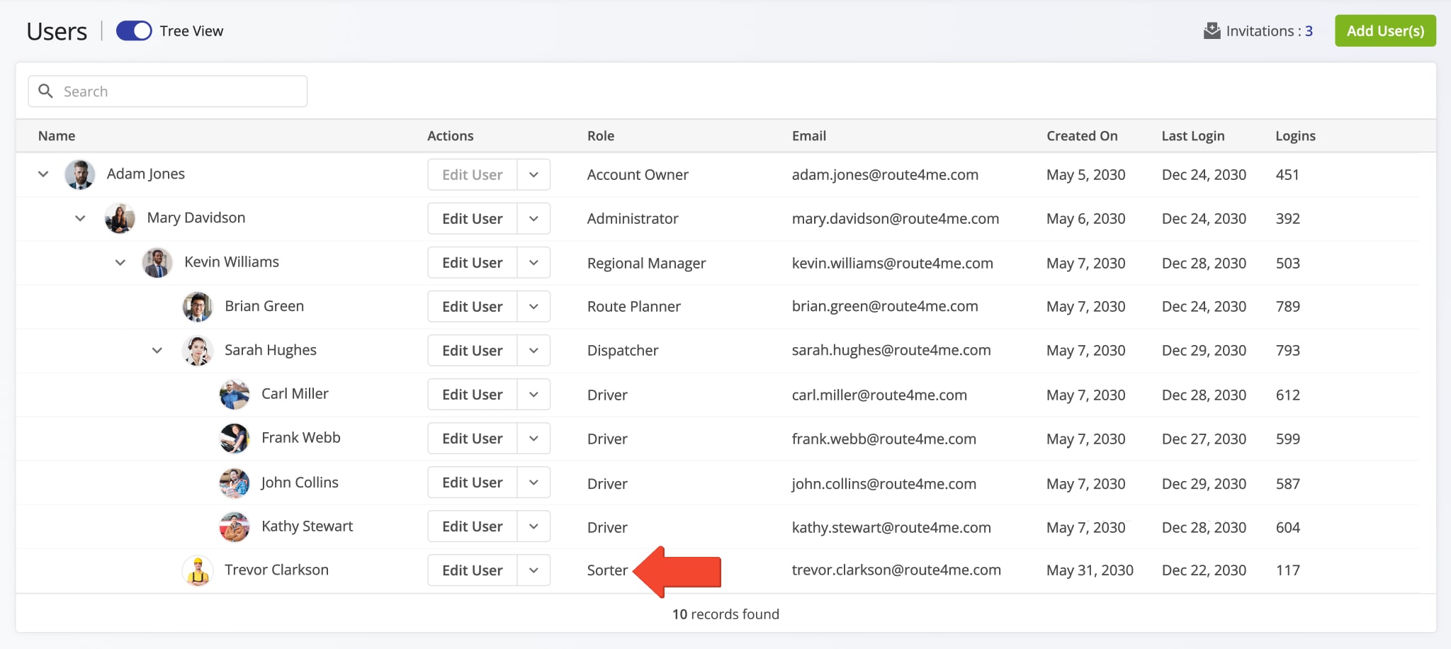 Route4Me supports the Sorter User Type that can use the in-app label scanner to register imported orders, sort orders by territory and route, and scan to schedule orders.