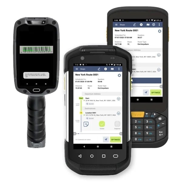 Run Route4Me's enterprise route planner on Zebra's near bulletproof devices for field operations.