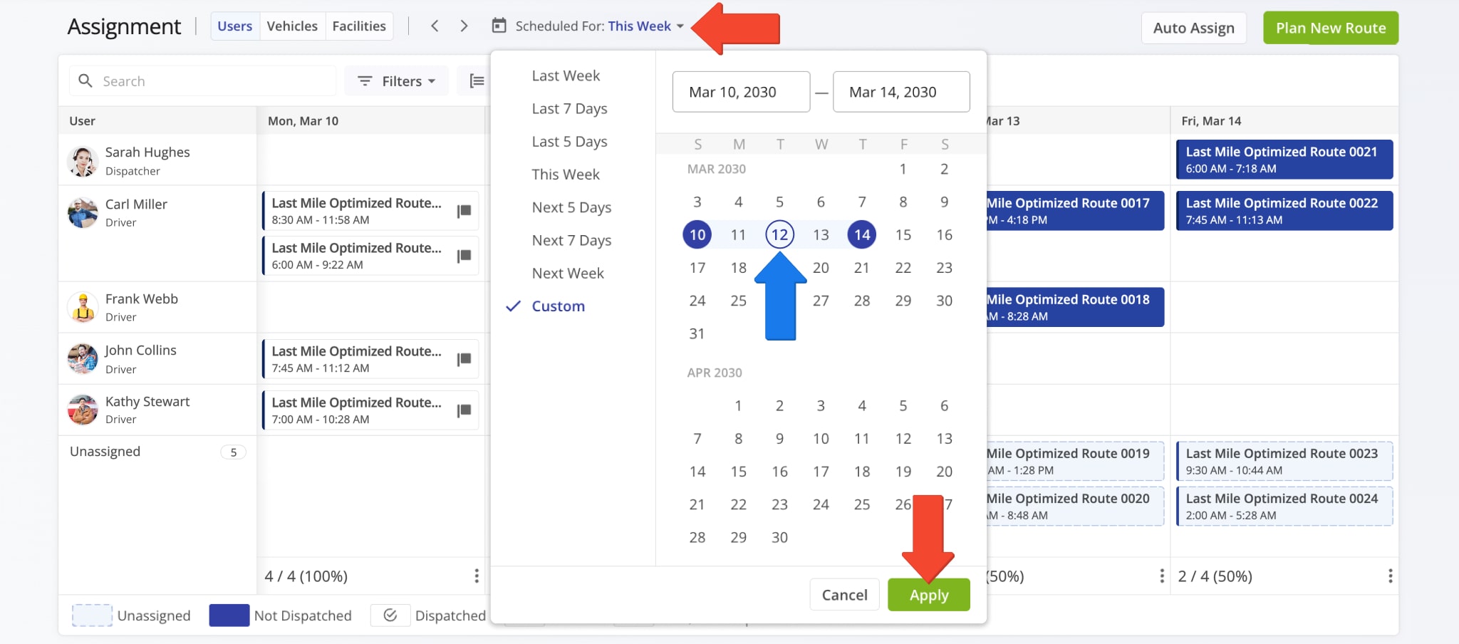 Finding the information relevant to your needs is easy with the Assignment Dashboard. Simply click the