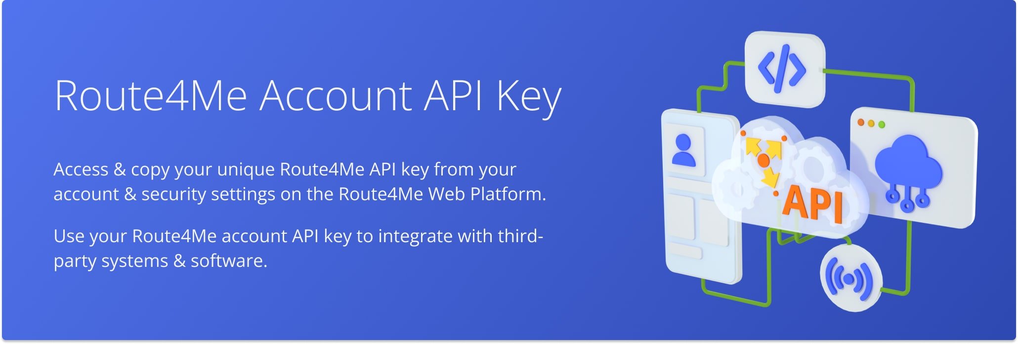 Route4Me's Last Mile Routing API delivers automated route planning and optimization for logistics-focused enterprises, supporting geocoding, route creation, and more. 