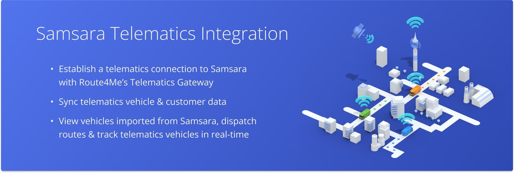 Samsara Telematics Integration With Route Planning Software