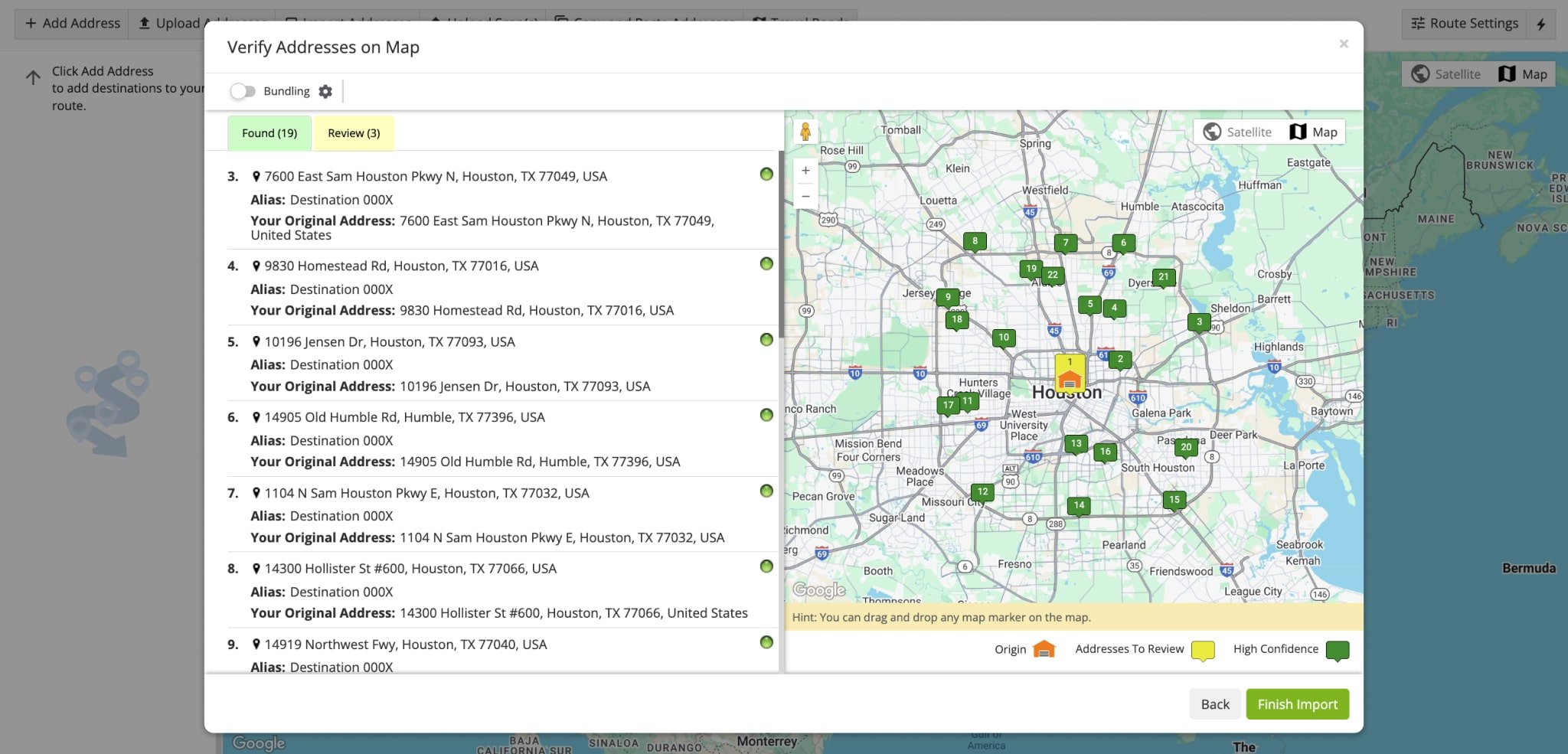 Whether you're planning routes for one or more drivers from a single or multiple depots, the process is mostly the same and can be completed in a few easy steps.