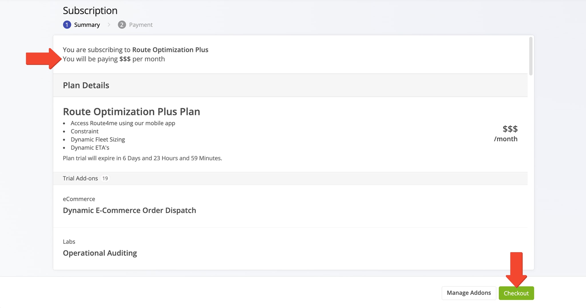 Route4Me Free Route Optimization Software Trial: Use your route planning subscription for free for seven days, and then check out to get a paid plan.