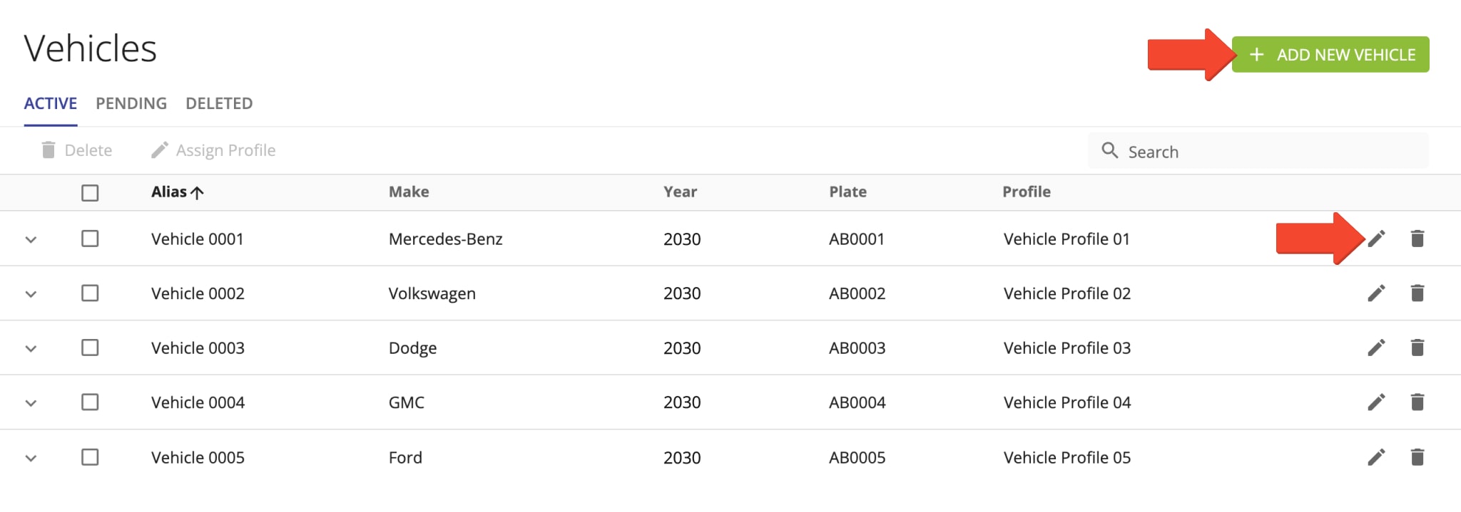 Route4Me enables you to assign Vehicles to depots and other Facility Types on your account.