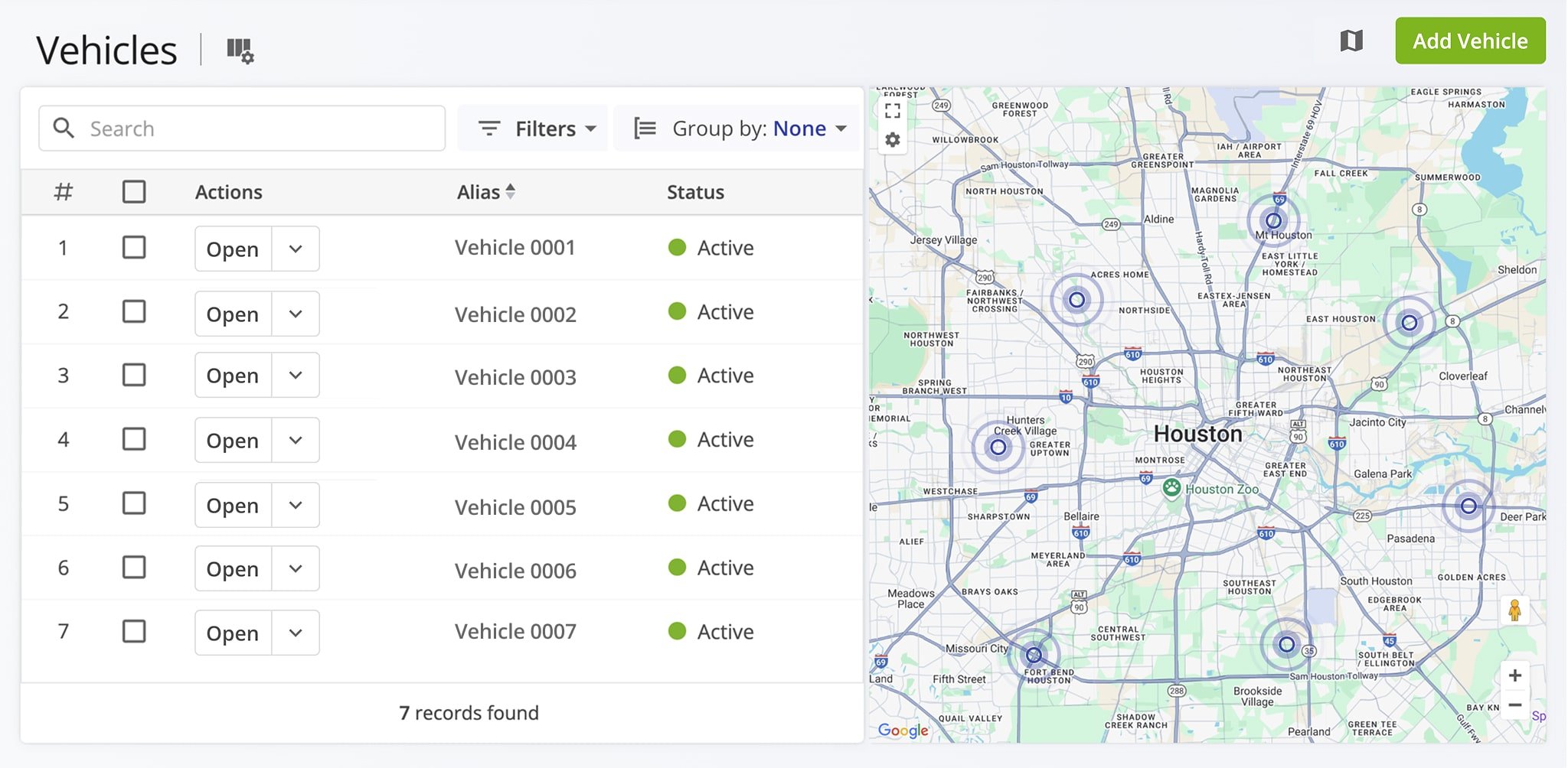 Add vehicles and import GPS vehicles from telematics vendors into Route4Me's Last Mile Route Optimization and Fleet Management Software.