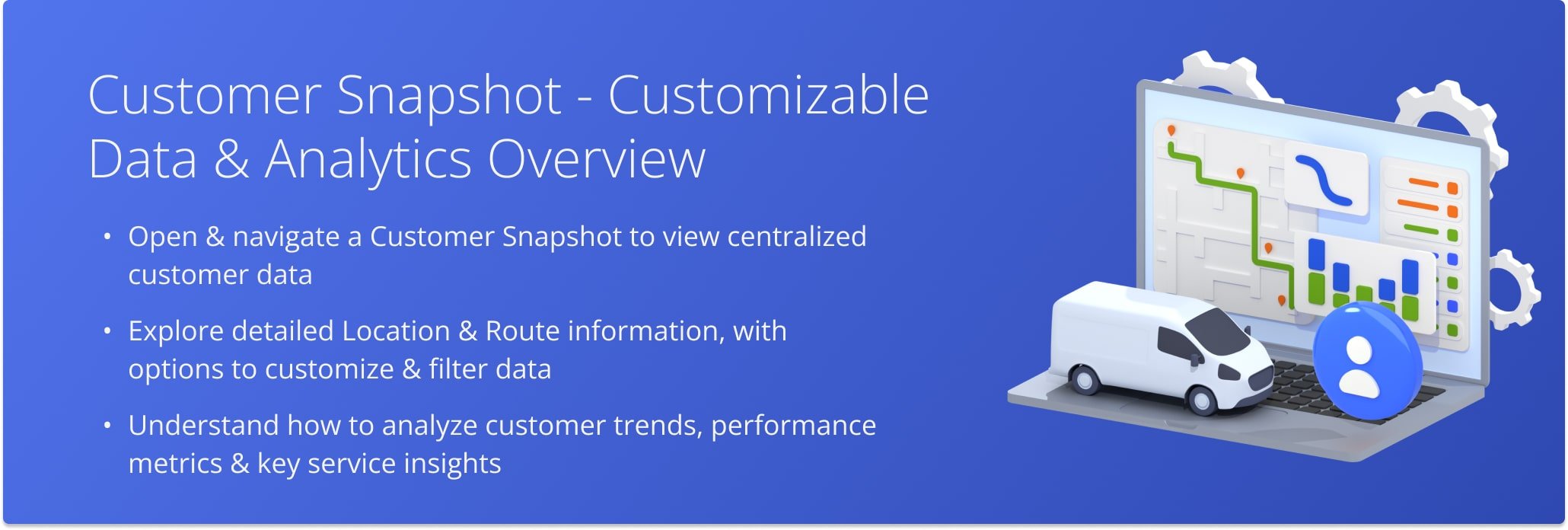 Route4Me’s Customer Snapshot gives you a centralized view of customer data to simplify planning, routing, and service management.