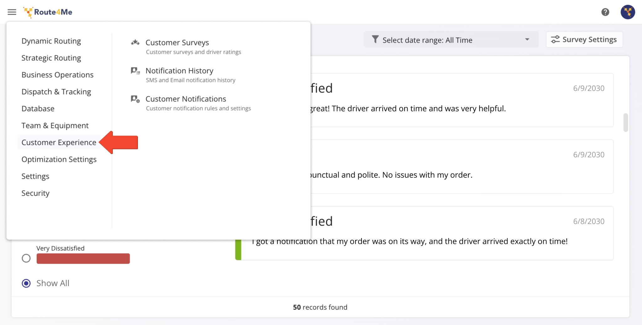 Create notification templates for automated customer notifications and satisfaction surveys.