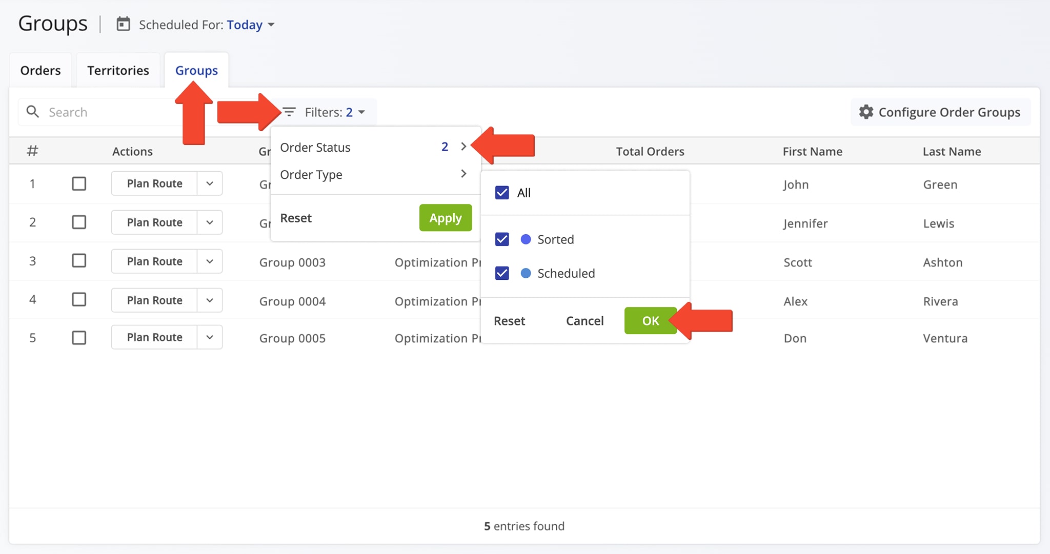 Route4Me enables medium and small businesses to plan routes with orders grouped by custom preferred variables.